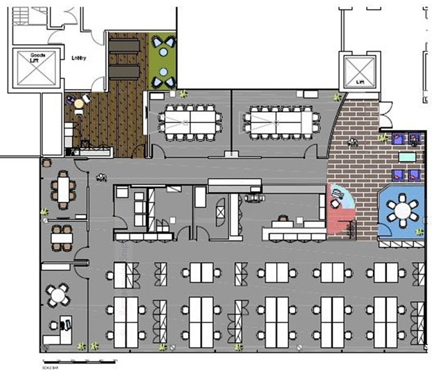 2nd Floor, 3 Furzeground Way - Layout Plan